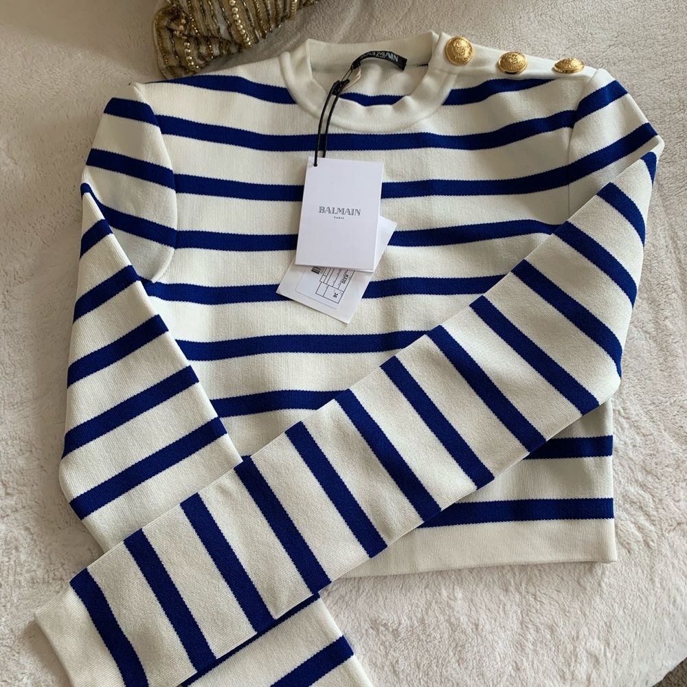 Balmain cropped shirt